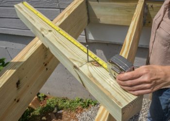 how to attach deck posts