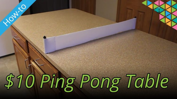 What is the best material to make a ping pong table?