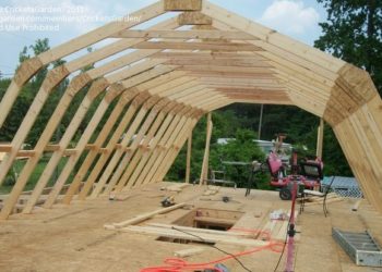 building gambrel roof trusses