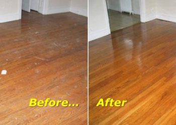 How do I restore the shine to Bruce Hardwood Floors?