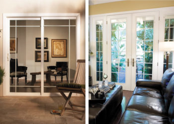 Are French doors and sliding doors the same size?