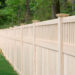 white cedar wood fence