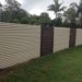 corrugated metal fence