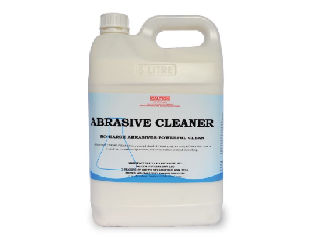 Is abrasive cleaner harmful?