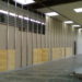 partition wall under suspended ceiling