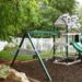 painted swing set