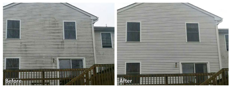 pressure washing vinyl siding mildew