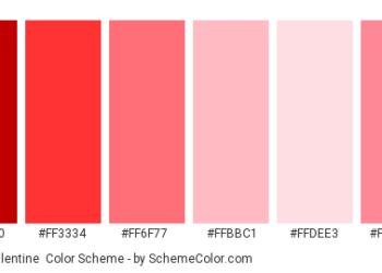 valentine color scheme
