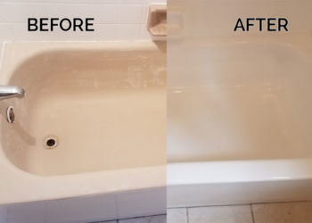 How do you glaze a tub?