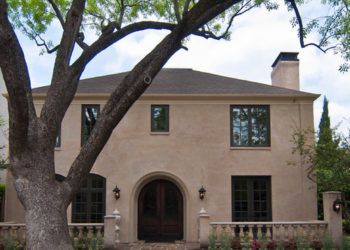 stucco over brick