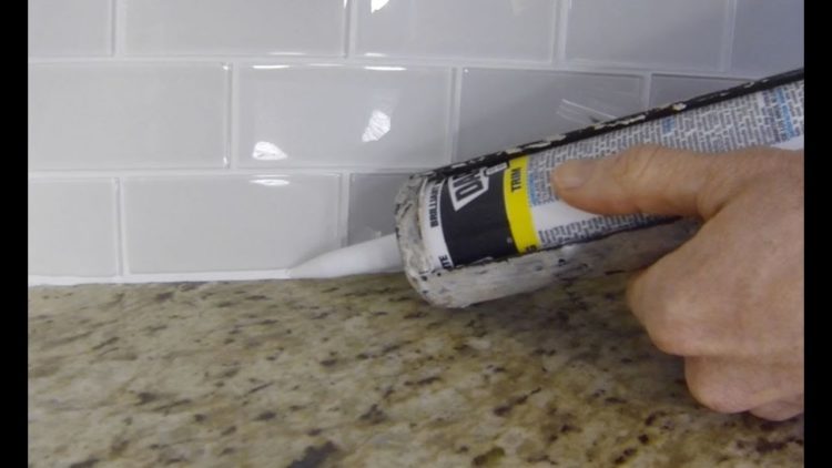 What kind of caulk do you use for countertops?