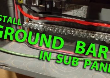 How do I ground my home amp?
