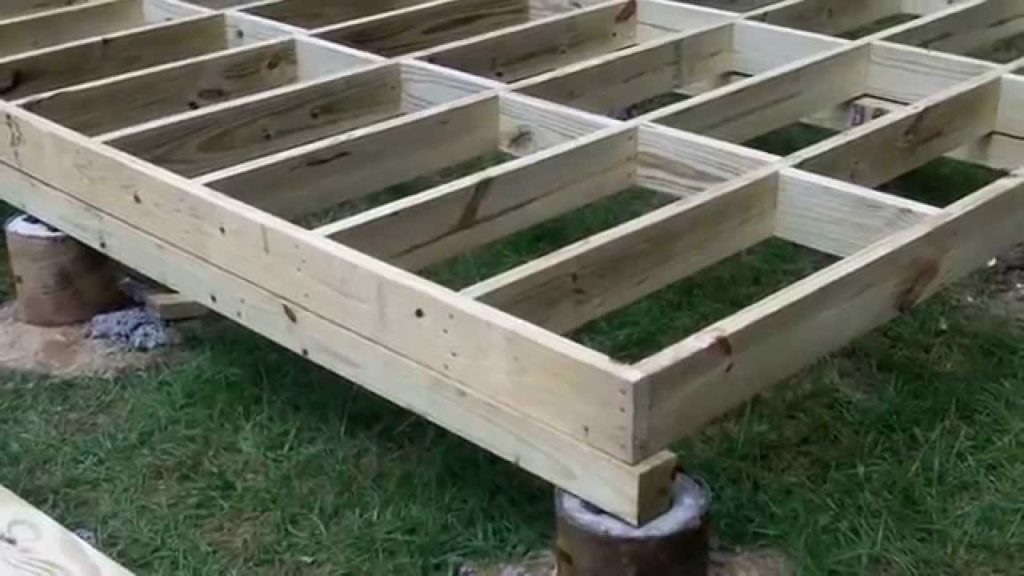 How to make a shed floor frame