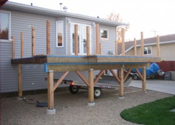 6x6 post spacing for deck