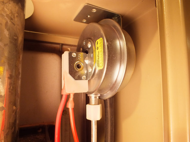 What causes a furnace pressure switch to fail?