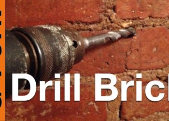 drill into brick or mortar