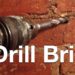 drill into brick or mortar