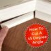 cutting door trim angles
