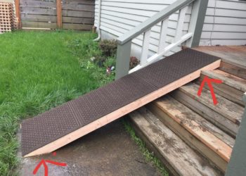 how to build a dog ramp for stairs