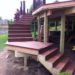 45 degree angle deck stairs