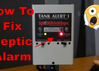 Why is the alarm going off on my septic?