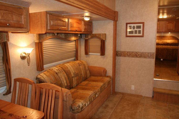 What are RV exterior walls made of?