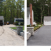 asphalt driveway turning white