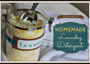 How do you make homemade dishwashing detergent?