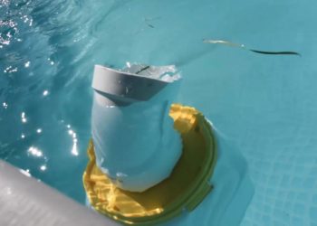 homemade skimmer for pool
