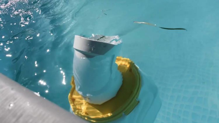 homemade skimmer for pool
