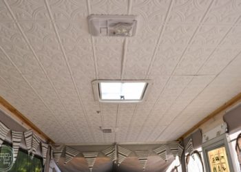 pop up camper ceiling material