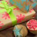 How do you make homemade wrapping paper?