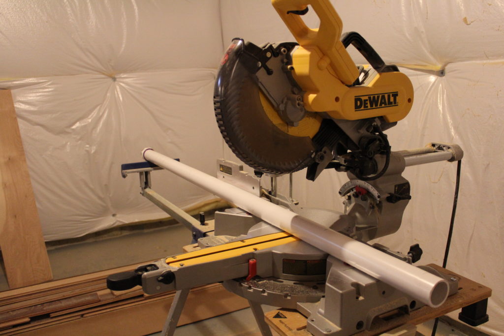 What can you use to cut PVC pipe?