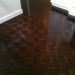 dark stained parkay floors
