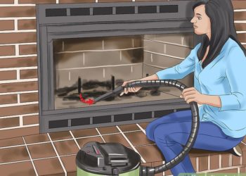 how to clean gas logs