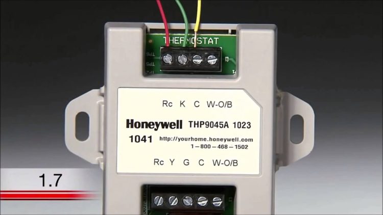 How do you wire a Honeywell thermostat?
