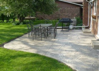 can you use a snowblower on stamped concrete