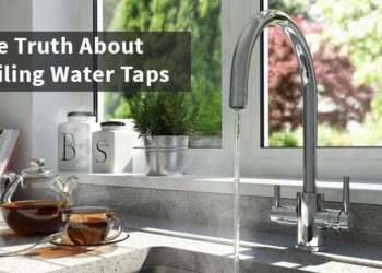 hot water trickling out of all taps
