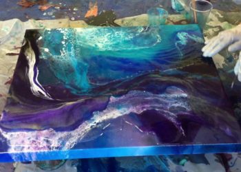 resin painting