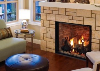 How can I make my gas fireplace look better?