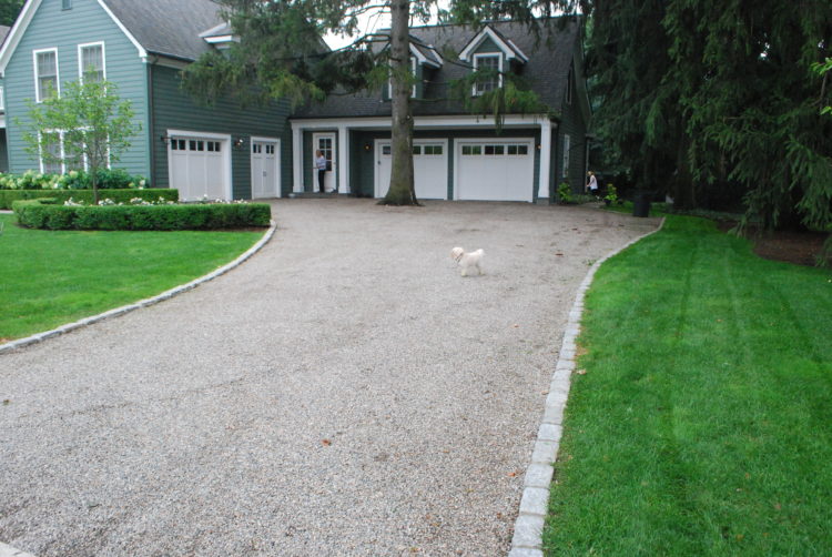 brick driveway edging