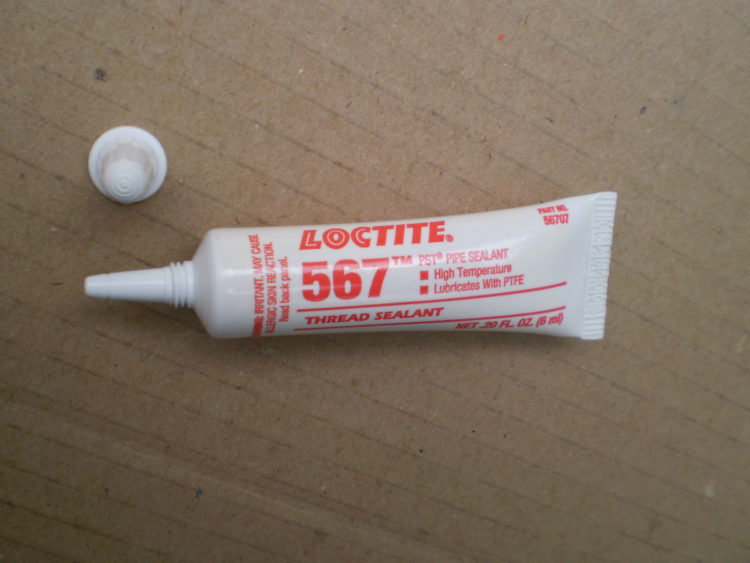 pipe thread sealant for diesel fuel