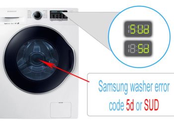 kenmore washer code 5d