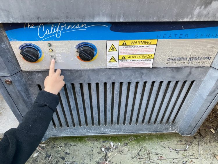 How do I put my Hayward heater in remote mode?
