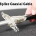 splicing coax cable