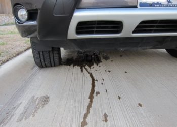 oil leaking from exhaust