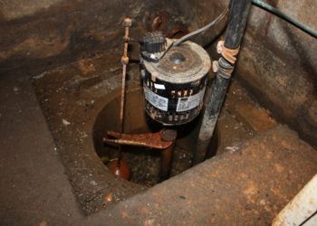 sump pump dripping noise