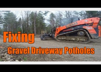 how do you fix potholes in a gravel driveway