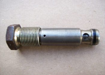 how to unstick oil pressure relief valve