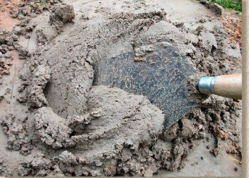 mortar too wet